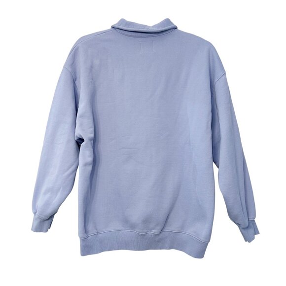 ARITIZIA TNA CozyAF Fleece Collared Pullover Sweatshirt Size 2 - Picture 2 of 10